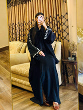 Noir Bloom – Embroidered Elegance Abaya-215