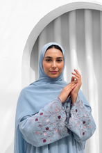 Cloud Blue women Abaya