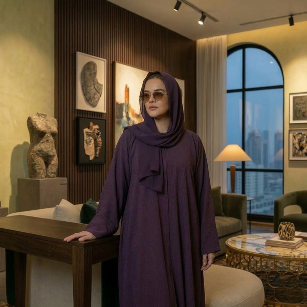 The Royal Purple Premium Abaya