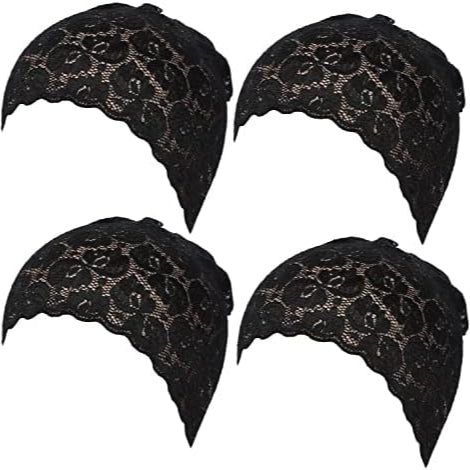 Women’s Self Design Cotton Lace/Net Underscarf Hijab Head Band | Under Scarf Hijab Tube Cap | Scarf Stole Head Cap Girls,