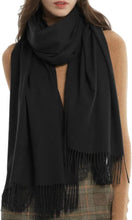 kashmeri Hijab, Winter Scarf for Women Pashmina Shawl Wraps Cashmere Feel Warm Fashion