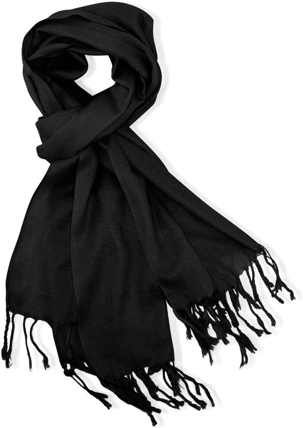 kashmeri Hijab, Winter Scarf for Women Pashmina Shawl Wraps Cashmere Feel Warm Fashion