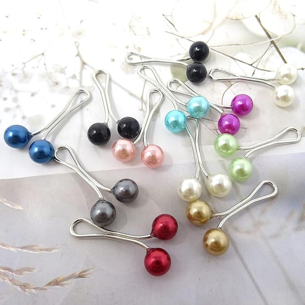 crystal Vibrant Beads Stylish Pins (6 pins) (Copy)