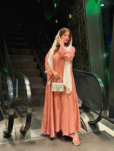 Classic 2Pc scalloped Embroided Abaya