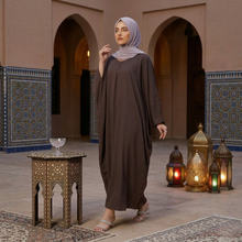 Chocolate Brown Butterfly abaya