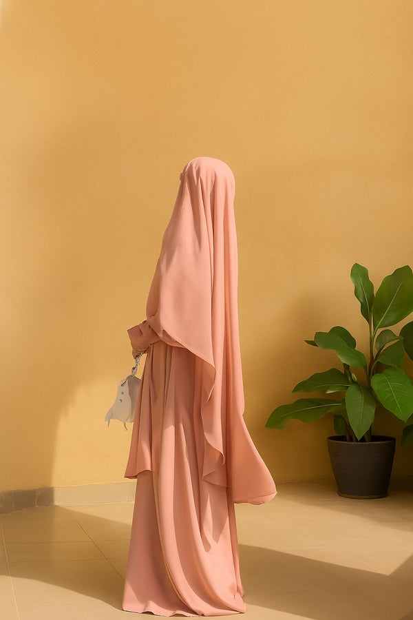 Light pink imported nidah jilbab-