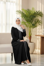 Black Embroidery Abaya