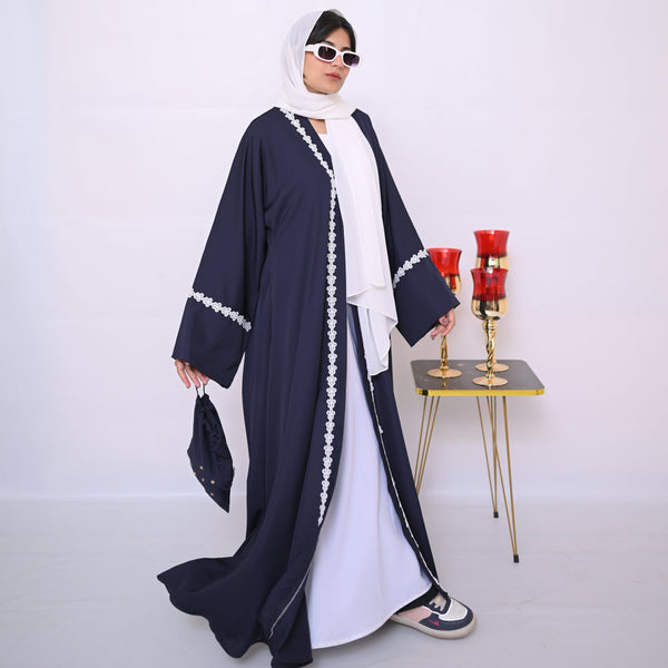Dania's Floral Lace Abaya-17