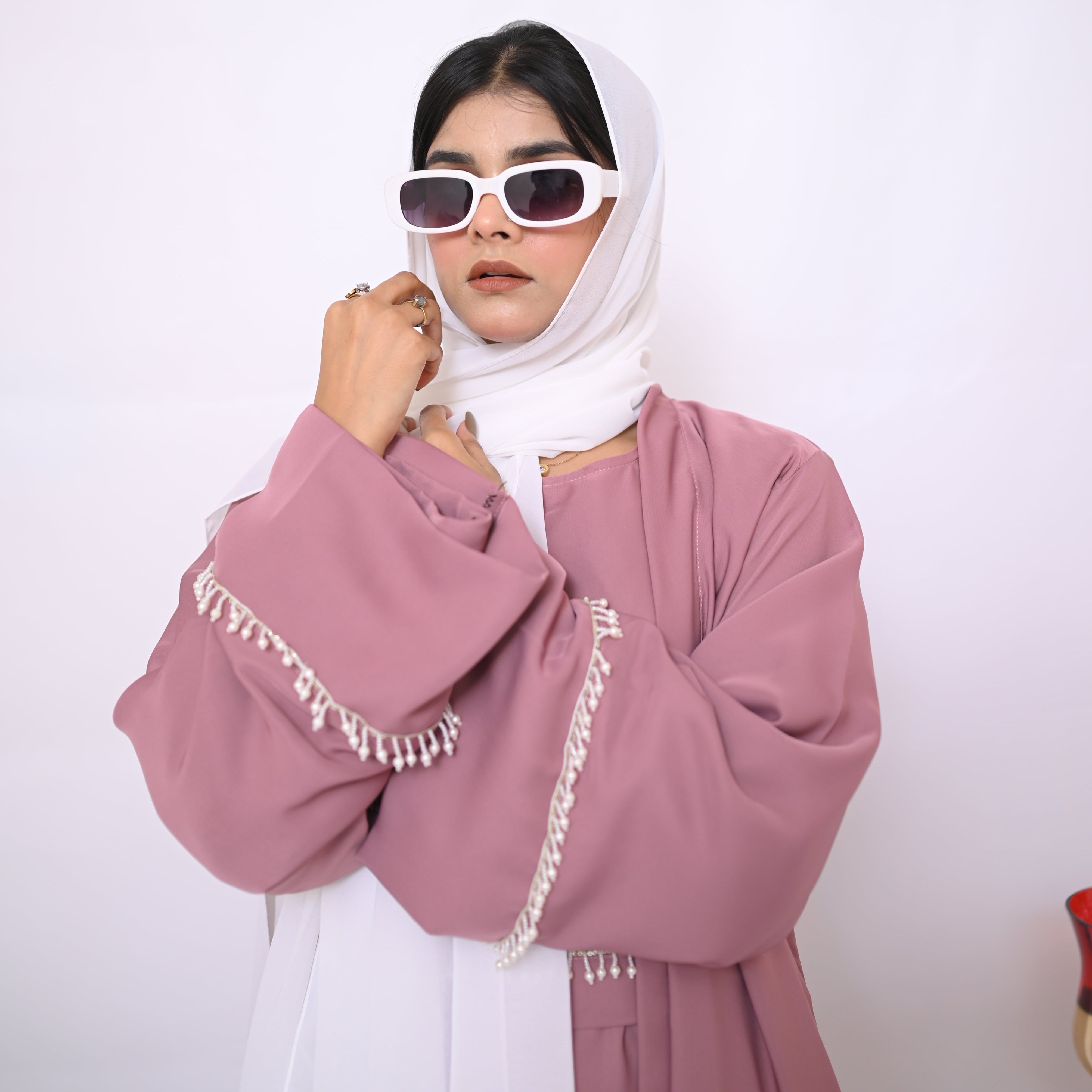 Nida's Stylish Belt Abaya (inner+ upper)