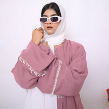 Nida's Stylish Belt Abaya (inner+ upper)-18