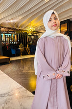 Kids Heart Embroidery Abaya