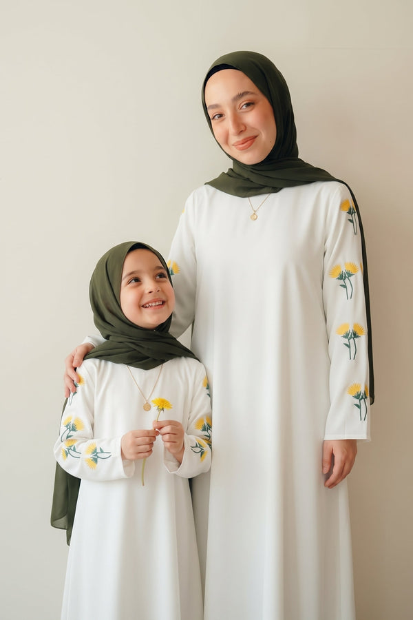 Bloom Sleeves Pair Abaya