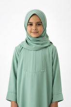 kids basic platted Abaya