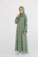 Scarlet Grace with Ivory Threads Kids Abaya