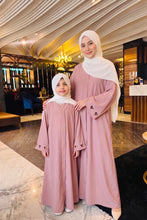 Mommy And Me Heart sleeve Abaya