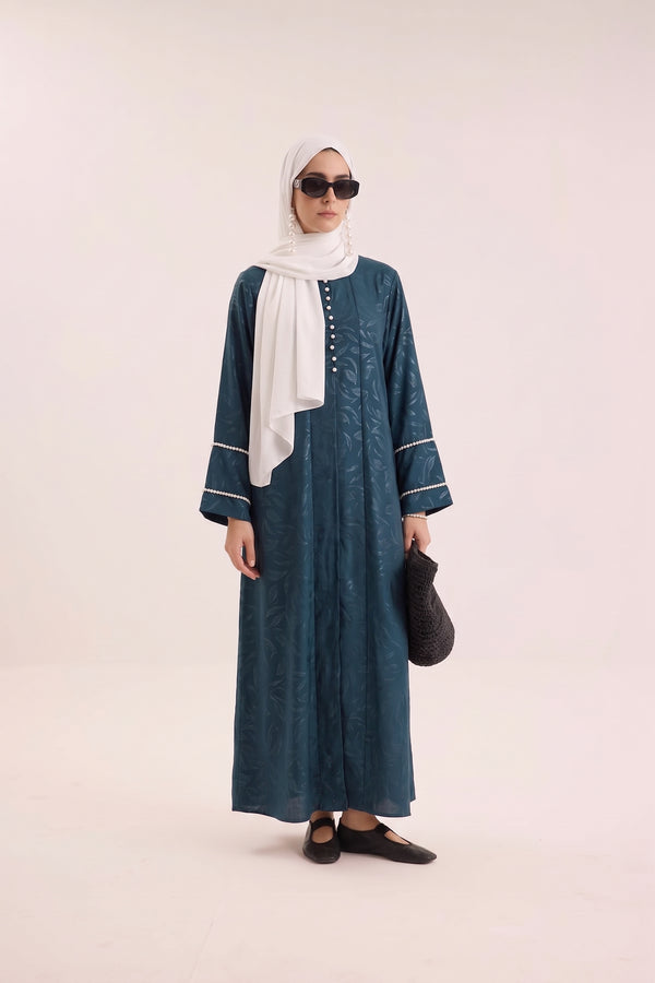 Teal Basic Abaya