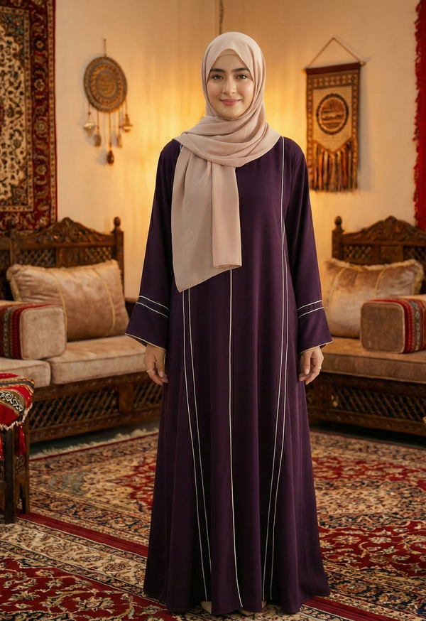 Dust & Plum abaya