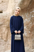 Classic Navy Blue Kids Abaya