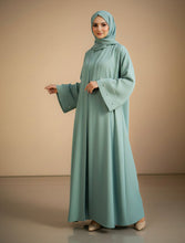 Mint sleeves pearl abaya