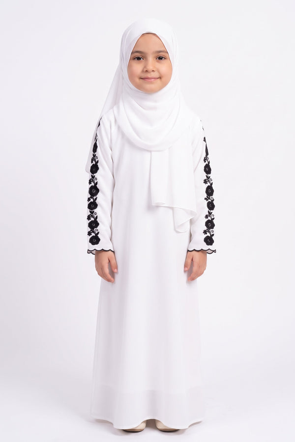 Blossom Veil Kids Abaya