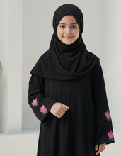 Kids Floral Embroidery Abaya (Copy)