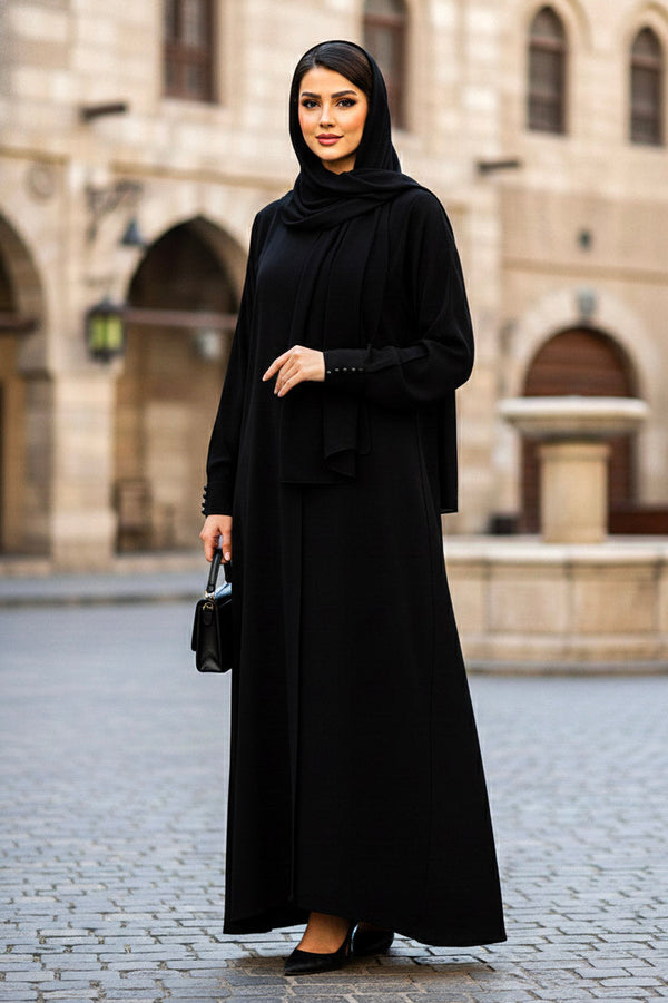 Essential Black abaya