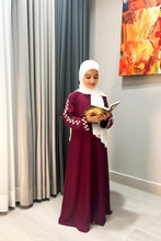 kids Embroidered Sleeve Abaya
