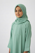 kids basic platted Abaya