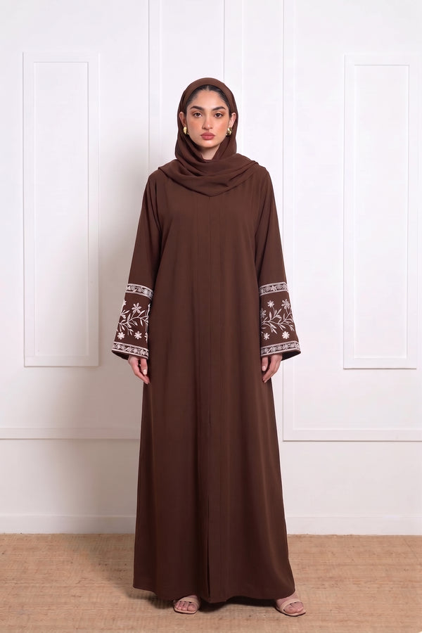 sleeves Embroidry abaya