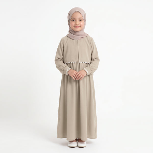 Classic Empire Waist Kids Abaya