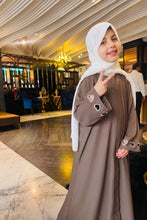Kids Heart Embroidery Abaya