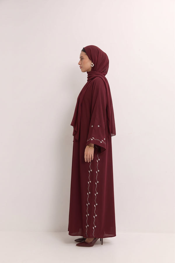 Mocha Elegance women abaya