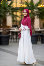 Ivory heartline women Abaya