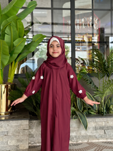 *kids floral abaya
