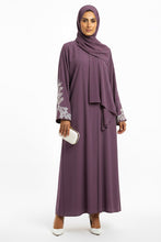 Threaded Veil Abaya
