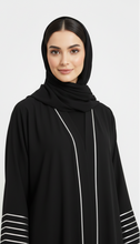 double piping abaya