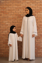 Crystal White Abaya Mommy & Me Abaya Set
