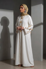 Gold line abaya