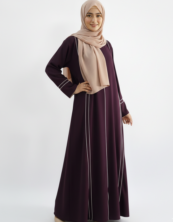 Dust & Plum abaya