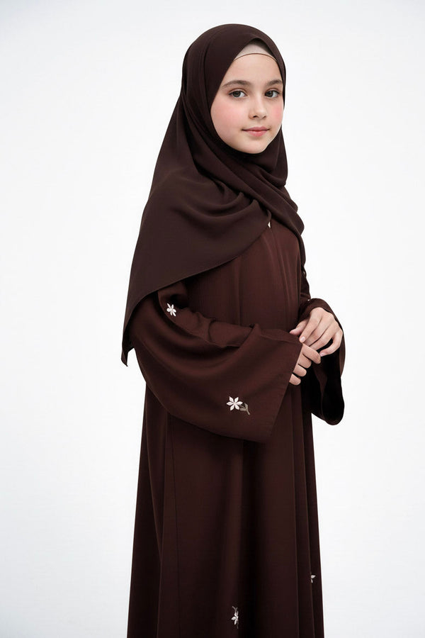 Chestnut Bloom Abaya