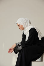 Geometric Elegance Embroidery Abaya-33