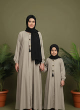 3 Button Abaya Mommy & Me Abaya set