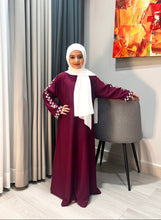 kids Embroidered Sleeve Abaya