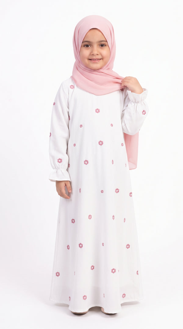 Petal kids abaya