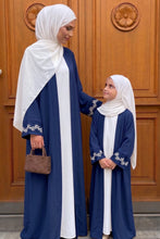 Mommy And Me 2pc Sleeves Embroidery Abaya