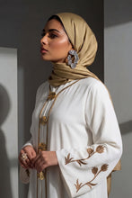 Gold line abaya