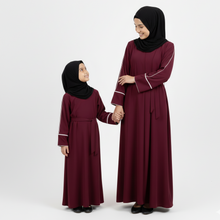 double piping – Mommy & Me Abaya Set