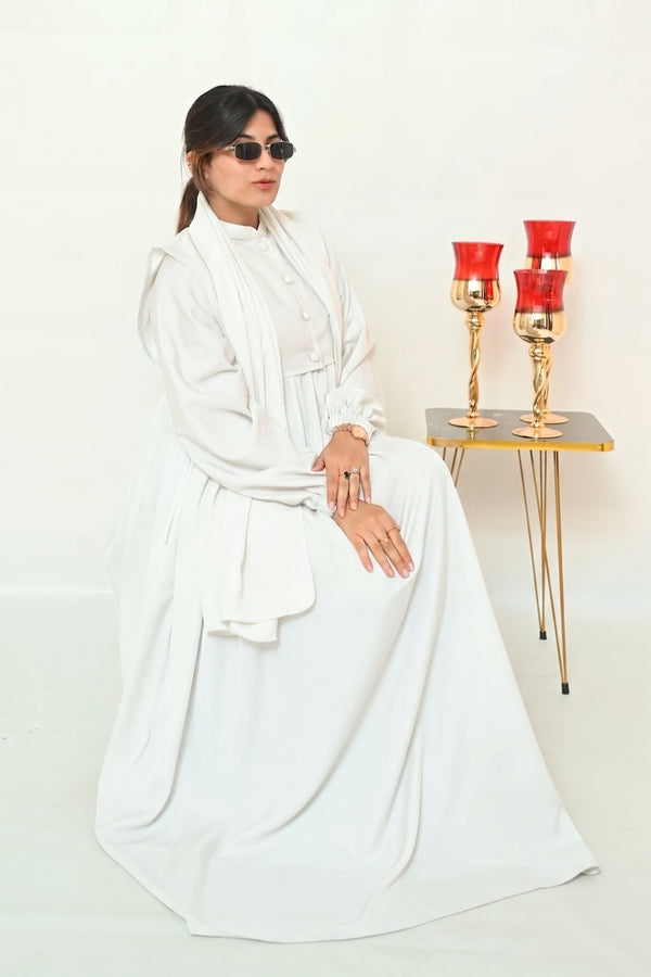 Button-Down Abaya-98