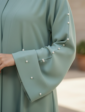 Divine Pearl Drape women abaya