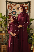 flower style Mommy and Me Abaya Set
